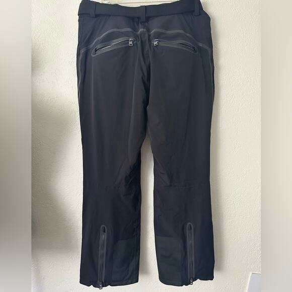 Bogner Tim2-T Straight-Leg Belted Logo-Embossed Ski Black Pants size EU 50 Large - Picture 4 of 15